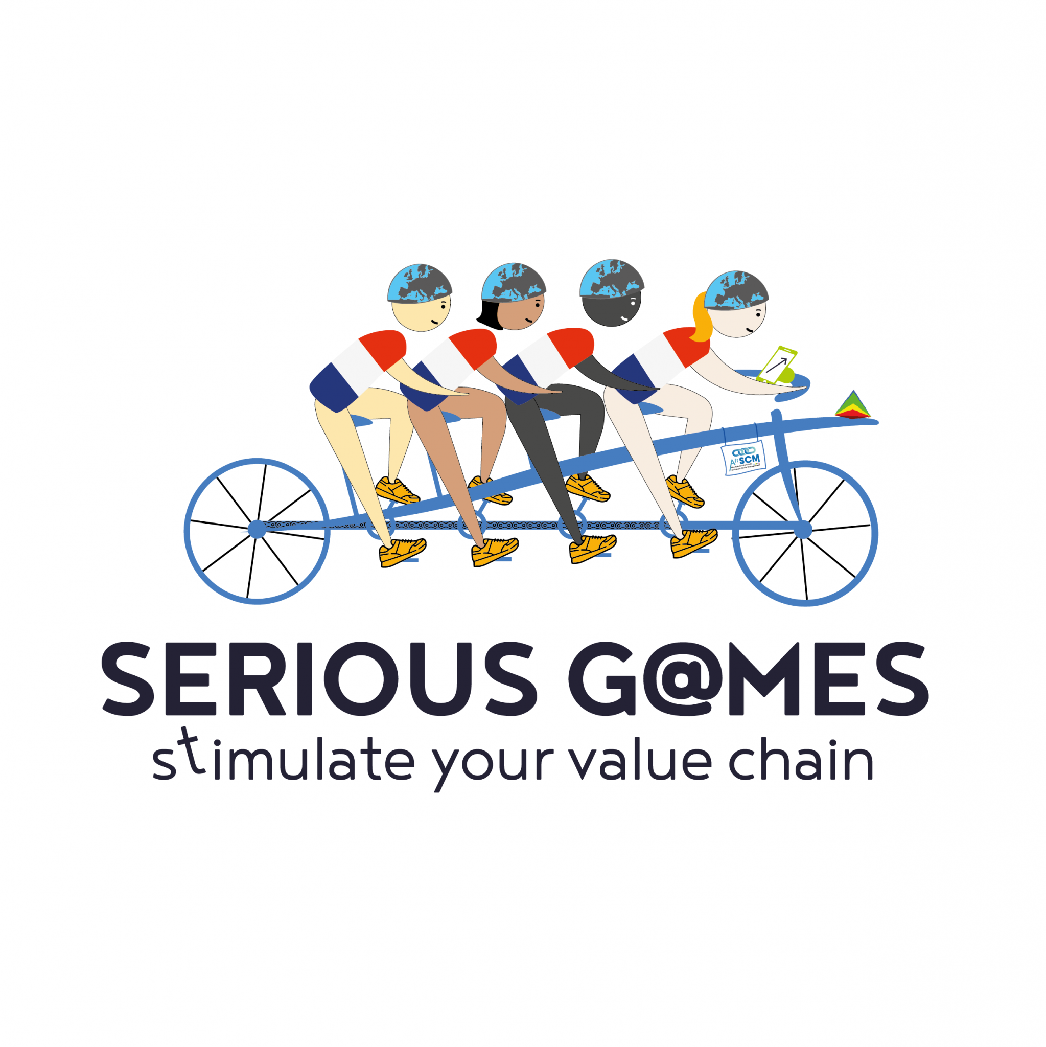logo serious game the blue connection
